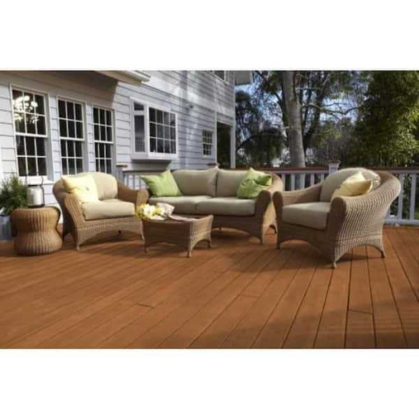 BEHR Premium 1 gal Cedar Naturaltone Semi-Transparent Penetrating Oil-Based Exterior Waterproofing Wood Stain - Image 3