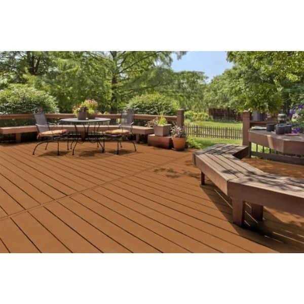 BEHR Premium 1 gal Cedar Naturaltone Semi-Transparent Penetrating Oil-Based Exterior Waterproofing Wood Stain - Image 5