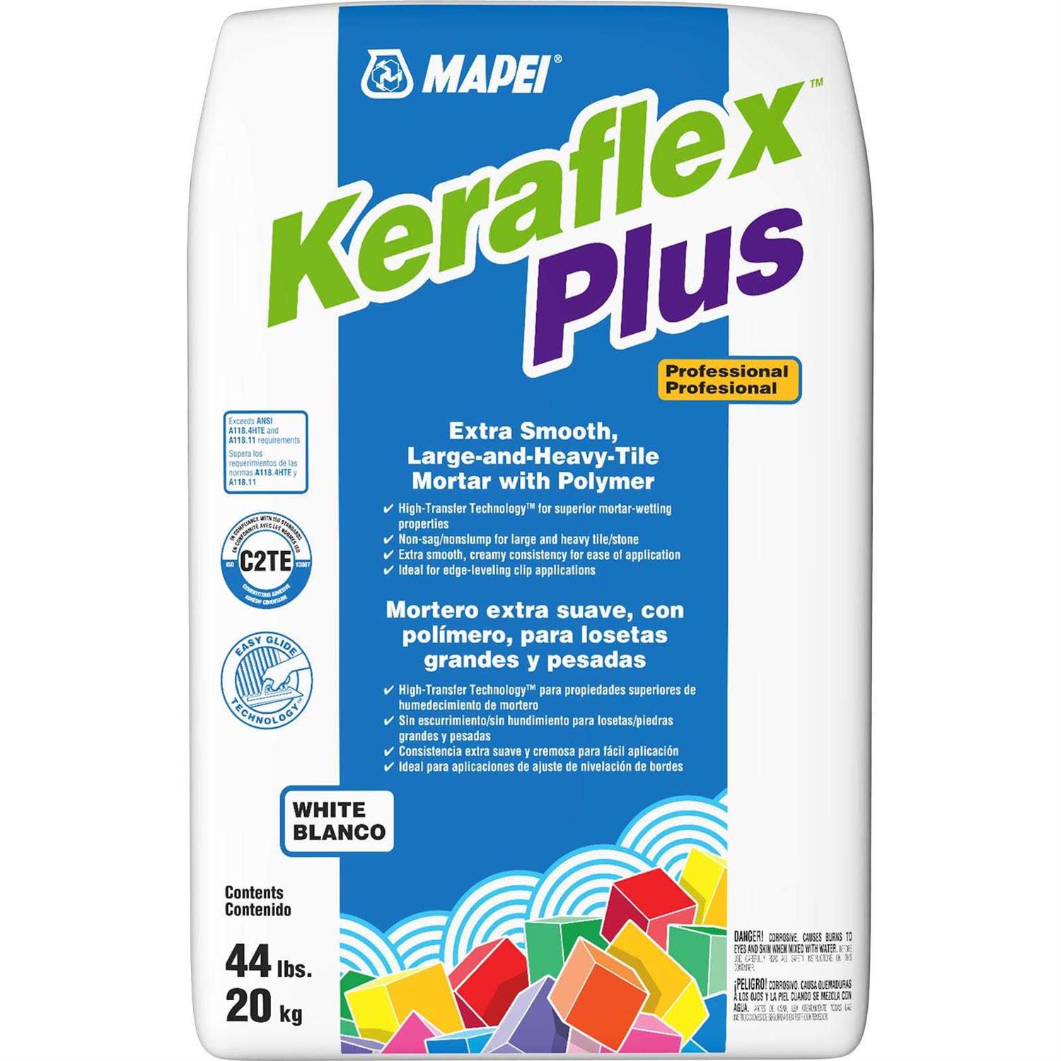 Mapei Keraflex Plus White Thinset/Medium Bed Tile Mortar - Image 3