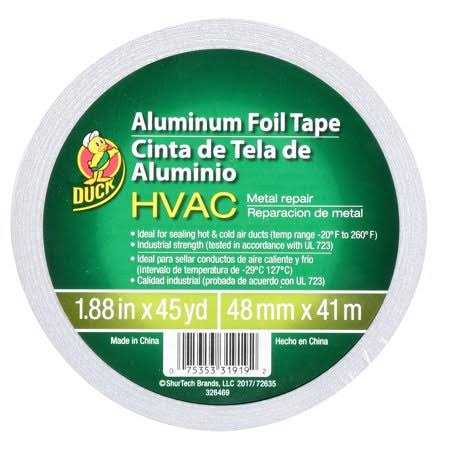 Duck Brand HVAC Metal Repair Aluminum Foil Tape 1.88 in. x 45 yd - Image 3
