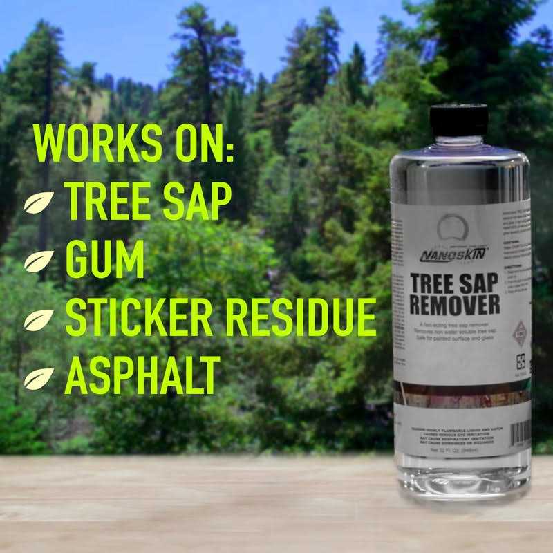 Nanoskin Tree Sap Remover 32 Oz Instant Safe Car Detailing Solution - Image 2