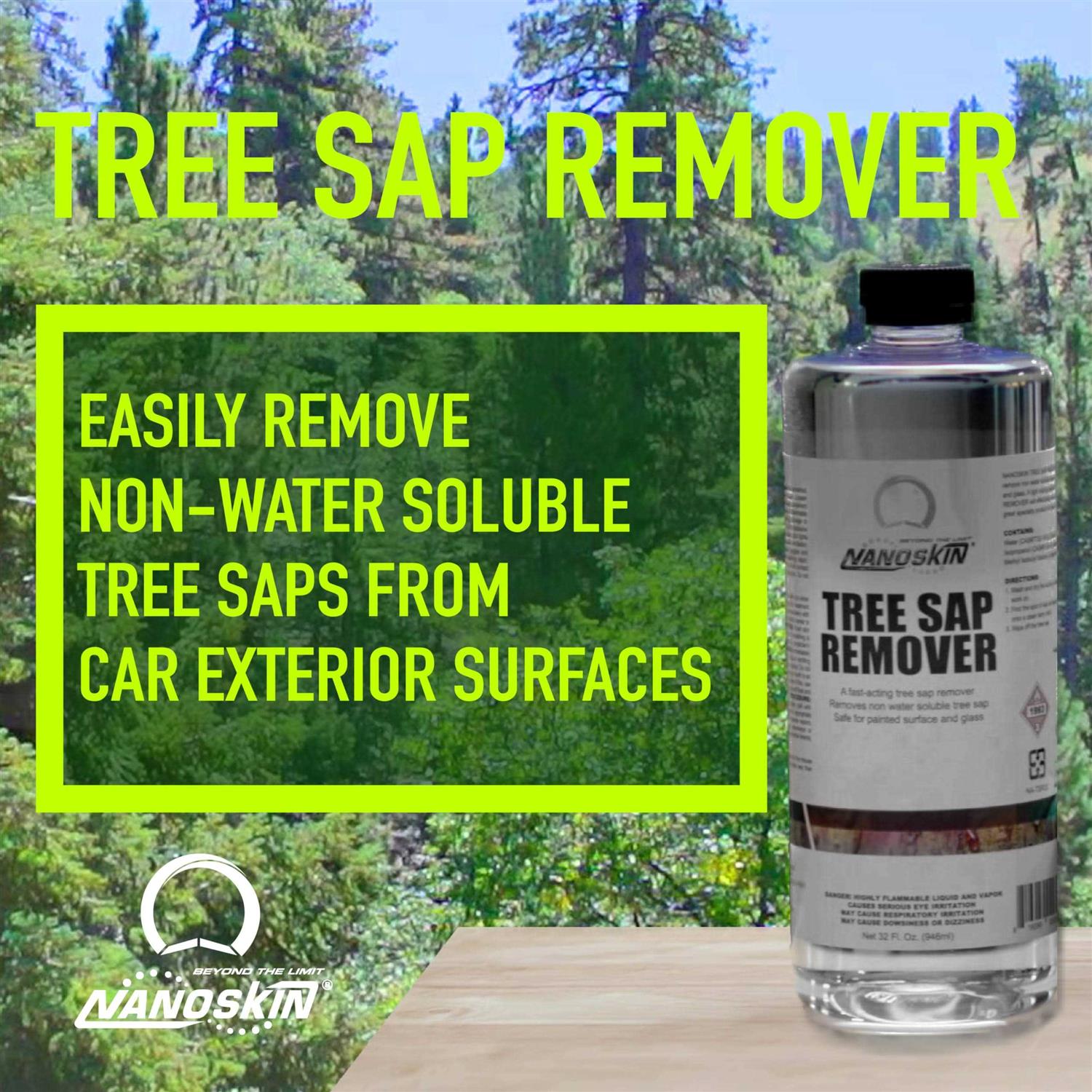 Nanoskin Tree Sap Remover 32 Oz Instant Safe Car Detailing Solution - Image 3
