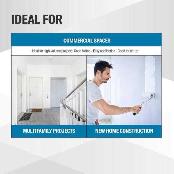 MULTI-PRO 1 gal Flat Interior Paint - Image 2