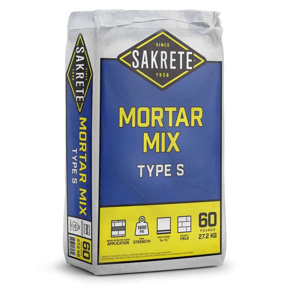 Sakrete 60 lb. Type S Mortar Mix - Image 3
