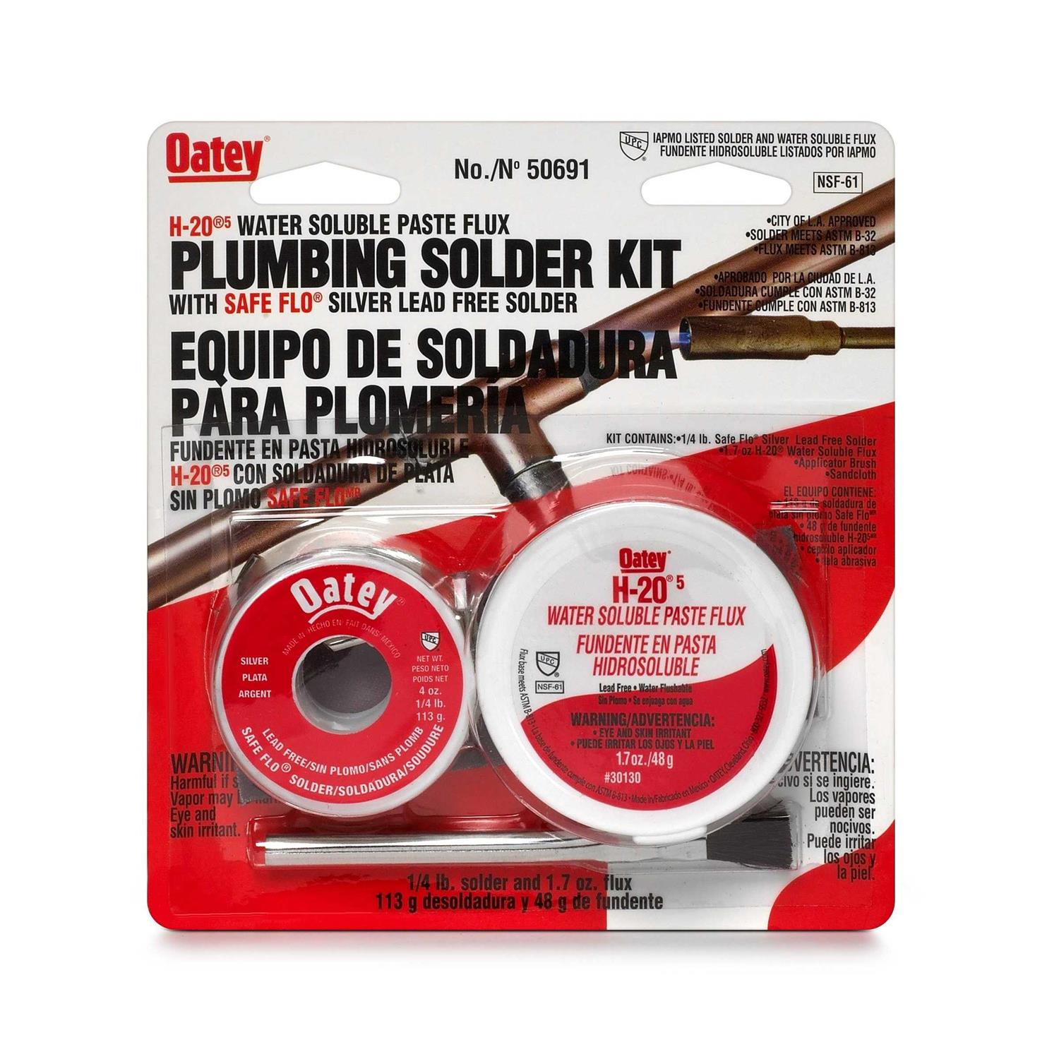 Oatey 50691 Safe Flo Flux Solder Kit - Image 5