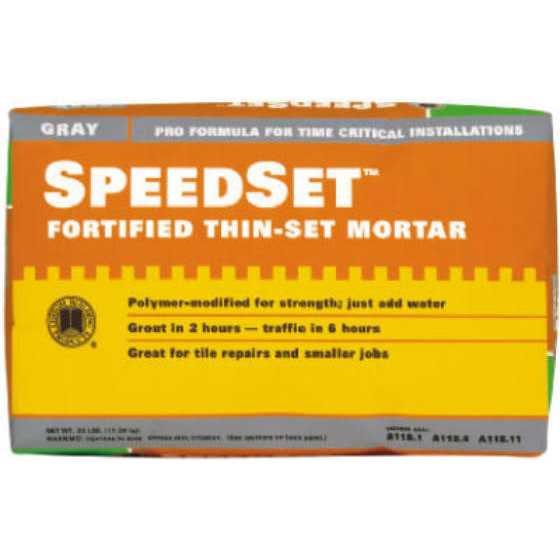 Custom SpeedSet SDS25 Thin-Set Mortar - Image 4