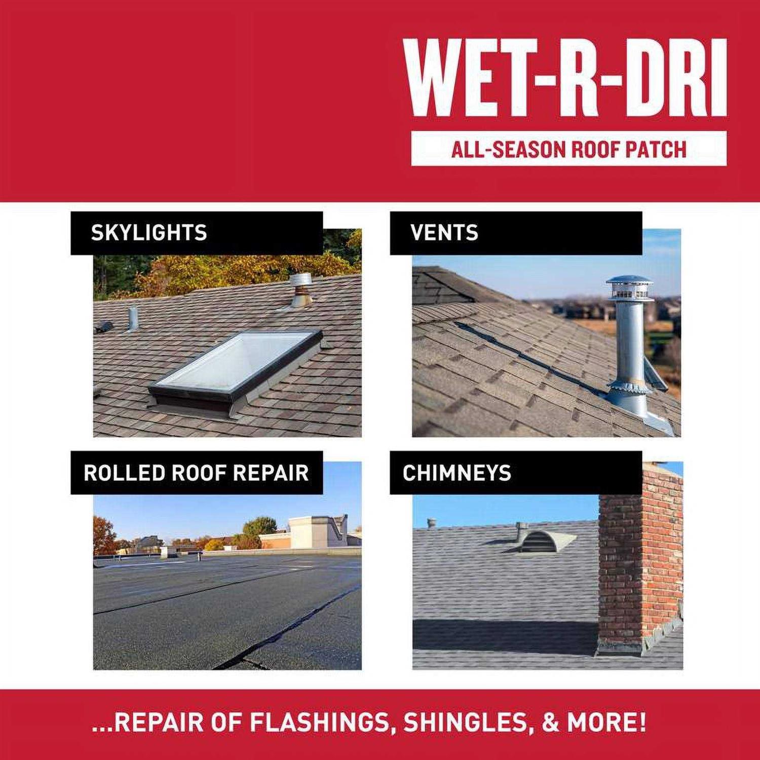 Gardner 4.75 Gal. Wet-R-Dri All-Season Roof Patch - Image 4