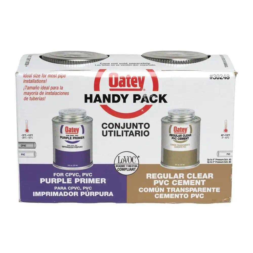 Oatey 8 oz. PVC Cement and Purple Primer Handy Pack - Image 3