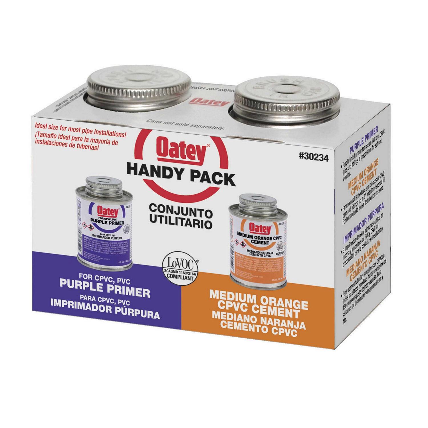 Oatey 8 oz. PVC Cement and Purple Primer Handy Pack - Image 5