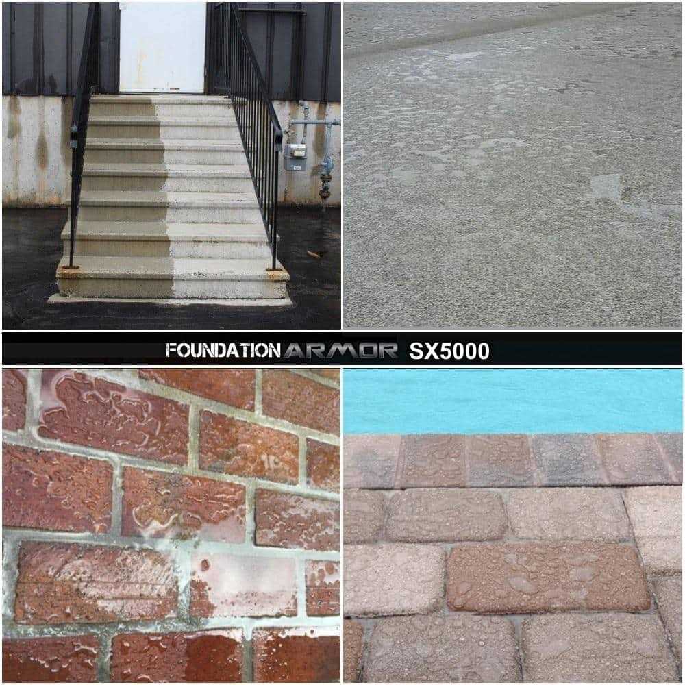 Foundation Armor Armor SX5000 Penetrating Silane Siloxane Concrete Sealer and Masonry Water Repellent 5 Gal - Image 3