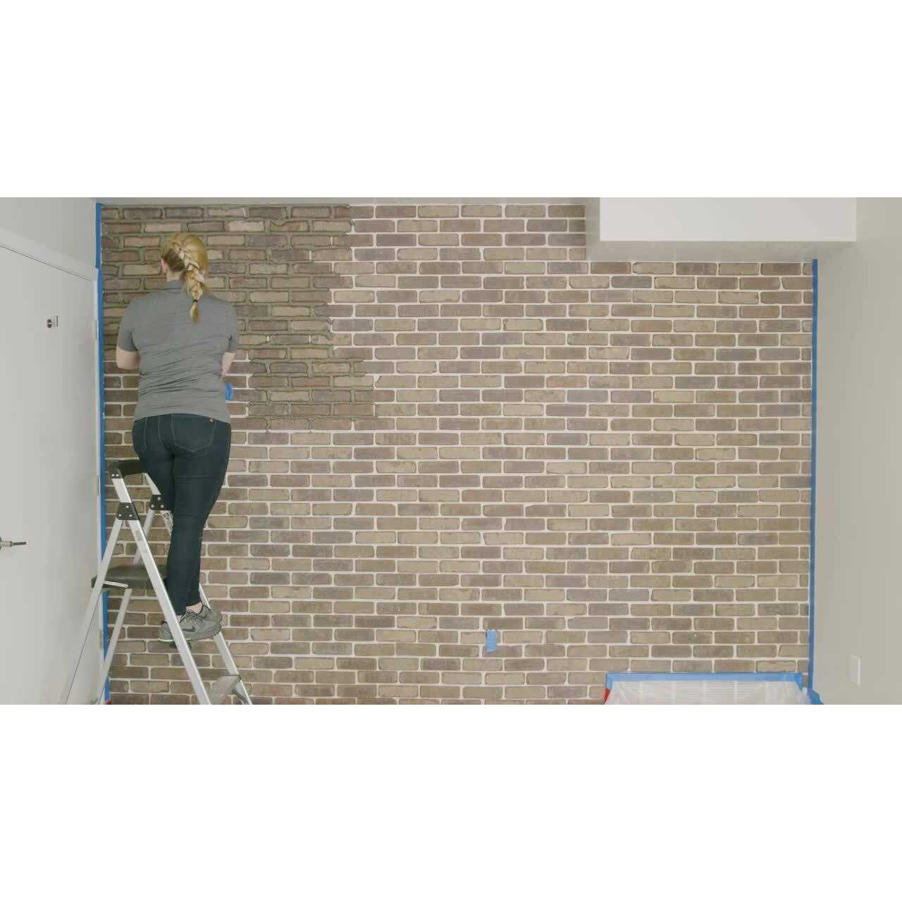 Old Mill Brick 28 in. x 0.5 in. Brickwebb Thin Brick Sheets - Image 5