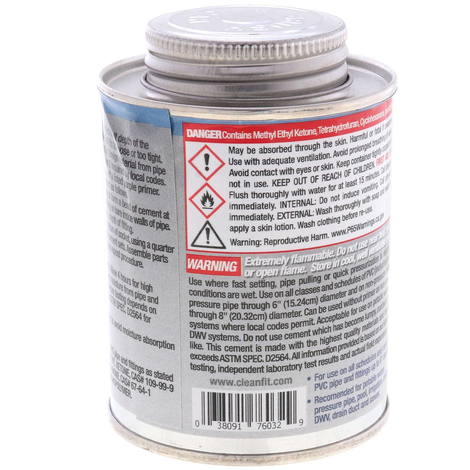 Blue Monster All Weather Cement Blue For PVC 8 oz - Image 4