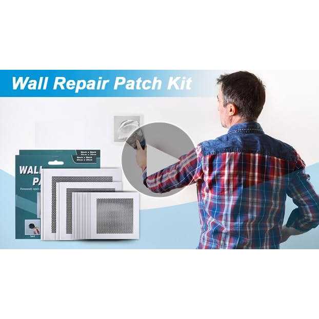 WDSHCR Drywall Repair Kit 12 Pieces Aluminum Wall Repair Patch Kit - Image 4