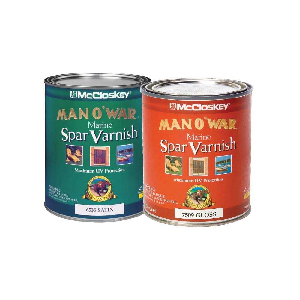 McCloskey Man O War Marine Spar Varnish - Image 2