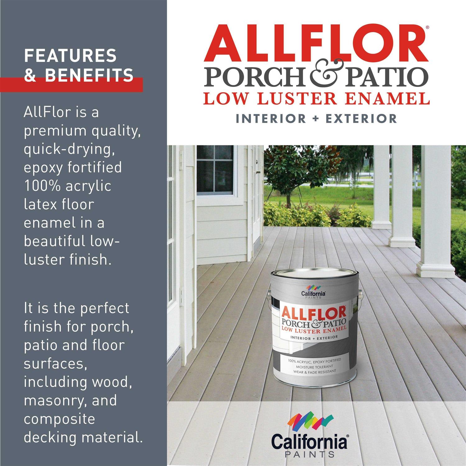 California Paints ALLFLOR Porch and Floor Enamel - Image 3