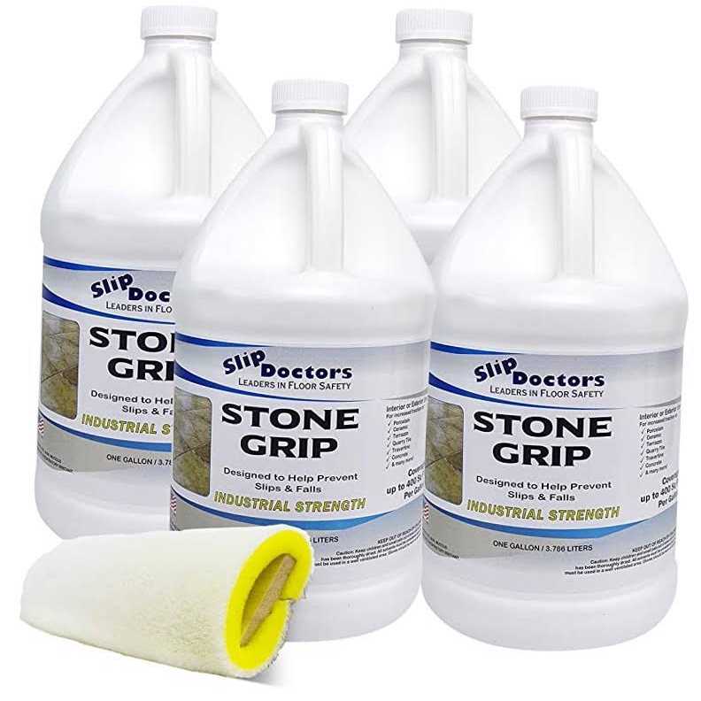Slip Doctors Stone Grip Industrial Non-Slip Floor Treatment for Tile and Stone to Prevent Slippery Floors. Indoor/Outdoor - Image 5