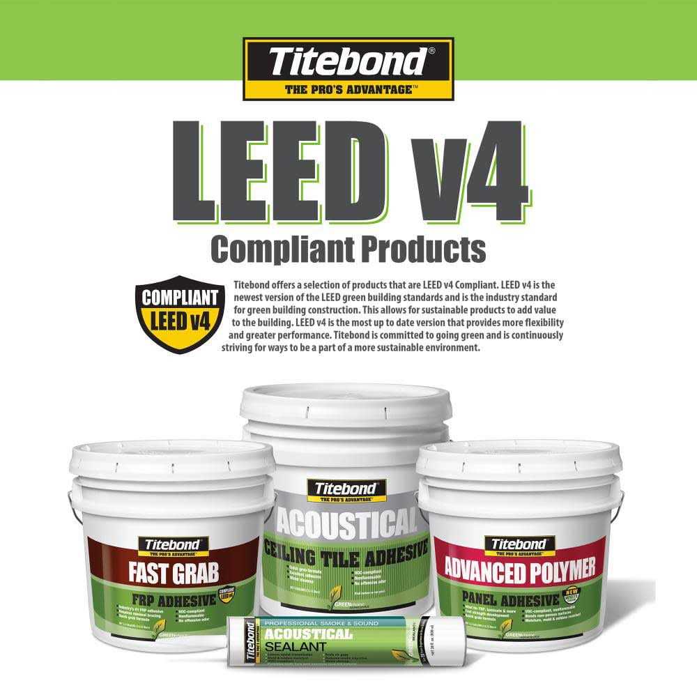 Titebond 28 oz GREENchoice Acoustical Smoke Sound Sealant - Image 4