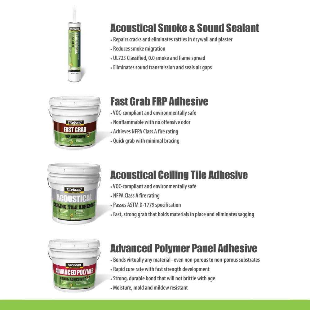 Titebond 28 oz GREENchoice Acoustical Smoke Sound Sealant - Image 5