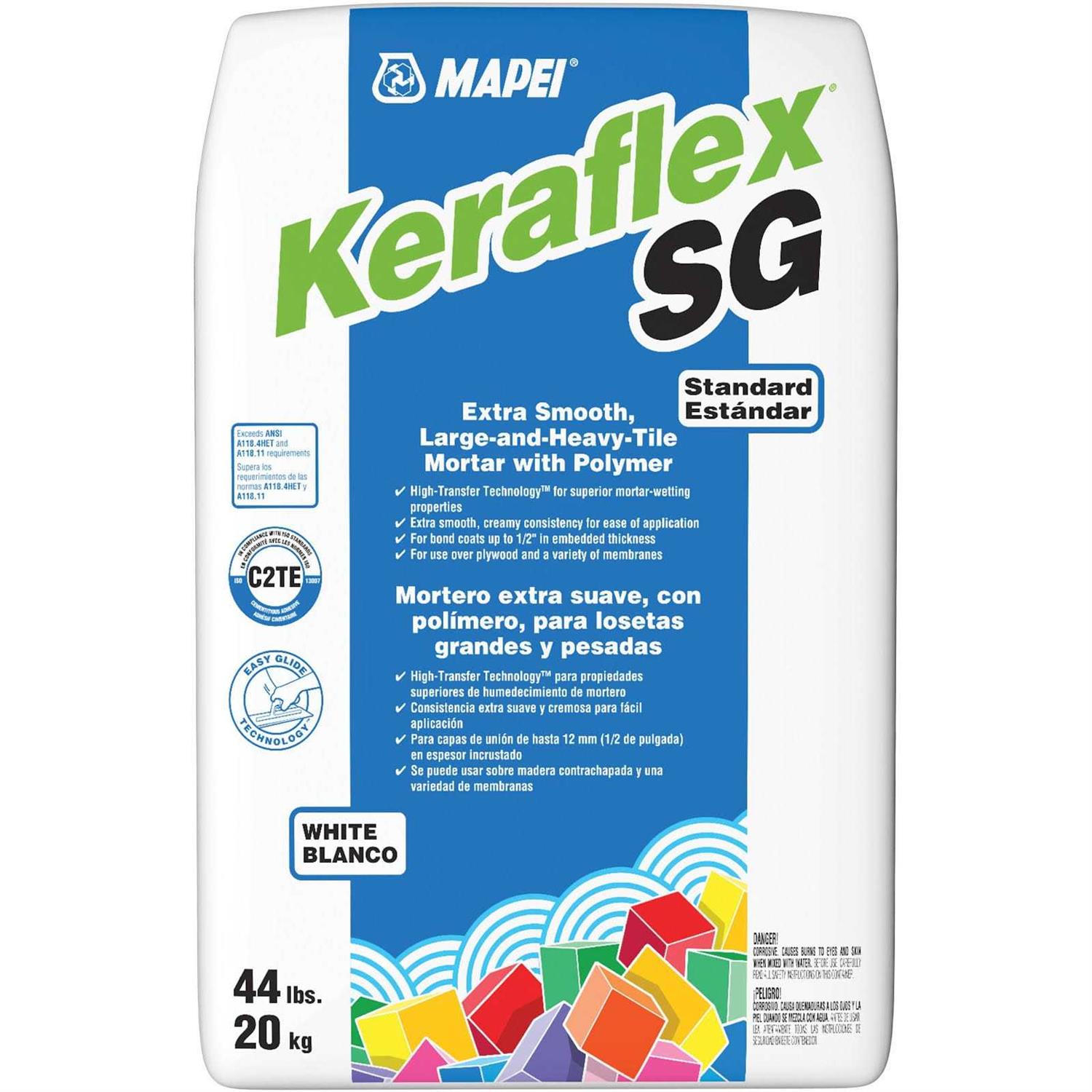Mapei Keraflex SG White Thinset/Medium Bed Tile Mortar - Image 4