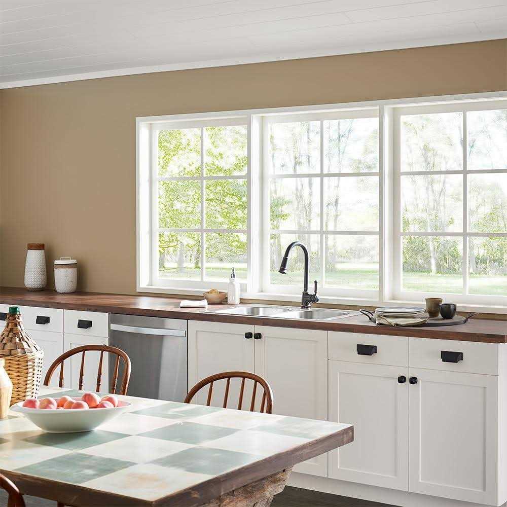 BEHR Premium Plus 1 gal. Ultra Pure White Ceiling Flat Interior Paint - Image 5