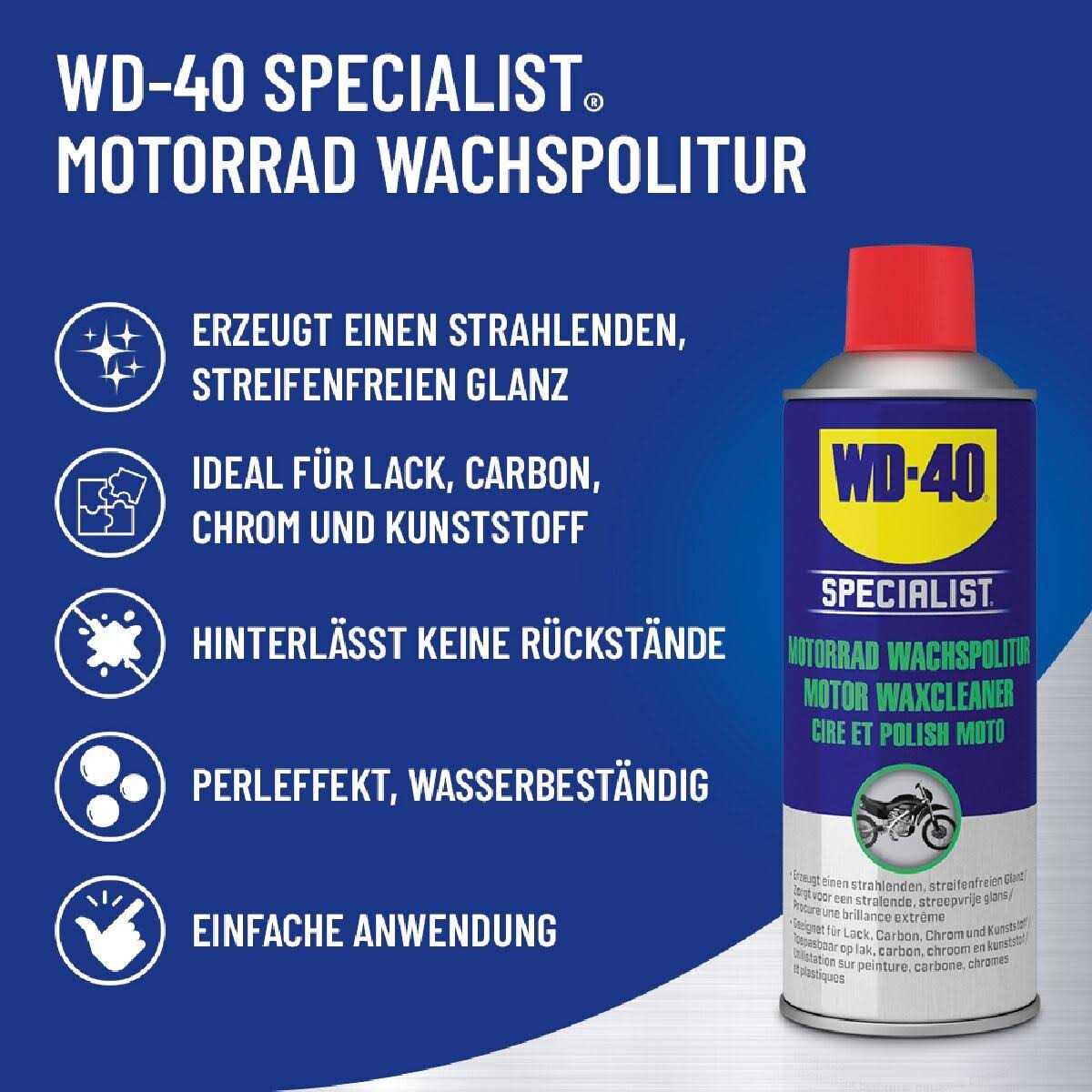 WD-40 WD40 Specialist Motorbike Wax & Polish - Image 3