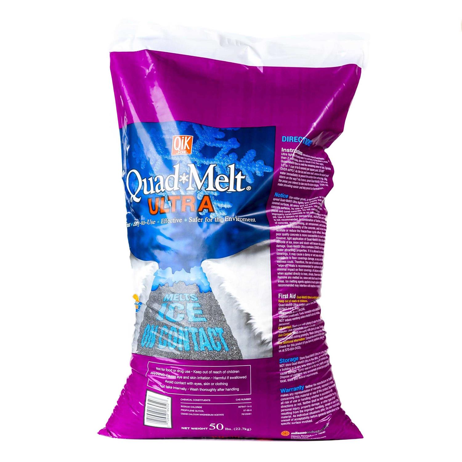 Qik Joe Quad Melt Ultra Blended Granule Ice Melt 50 lb - Image 3