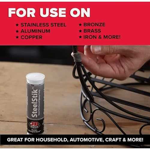 J-B Weld SteelStik, 1 Hour Cure, Steel Reinforced Epoxy Putty Stick - 2 Pack, Dark Grey (8267-2) - Image 3