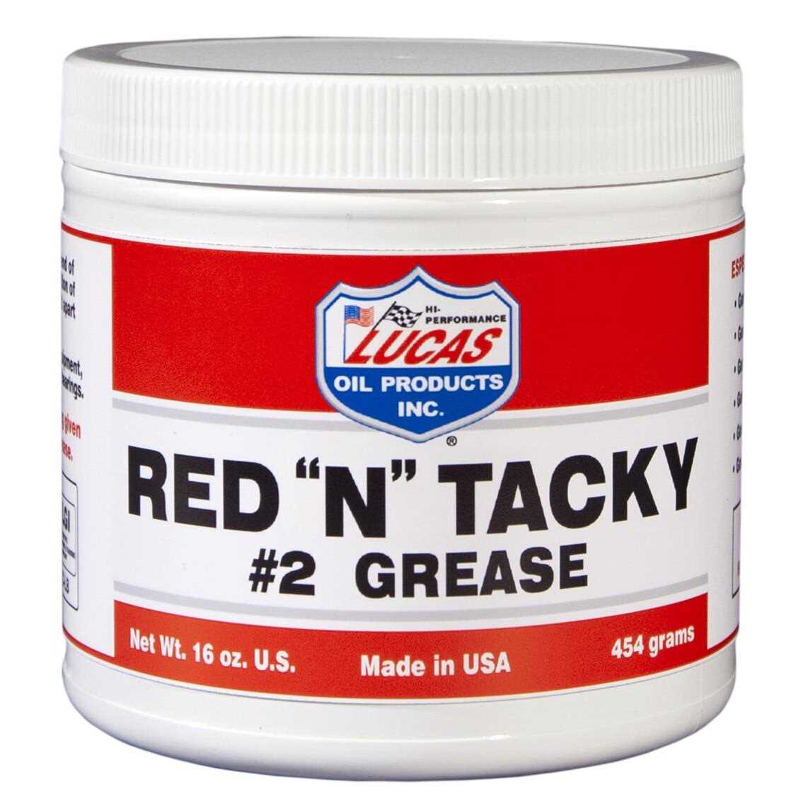 Lucas Oil 10574 Red N Tacky Grease