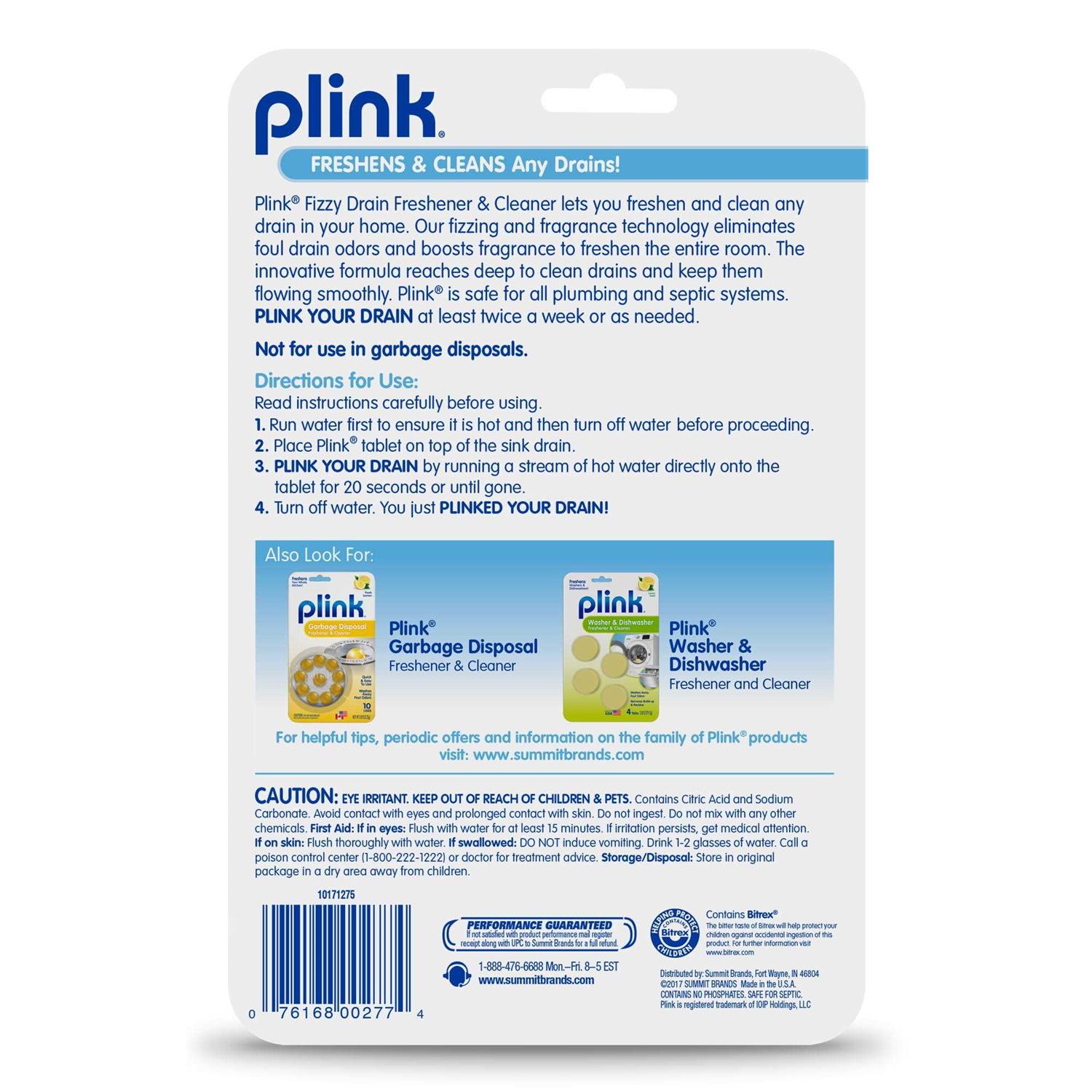 Plink Fizzy Drain Freshener Cleaner - Image 3