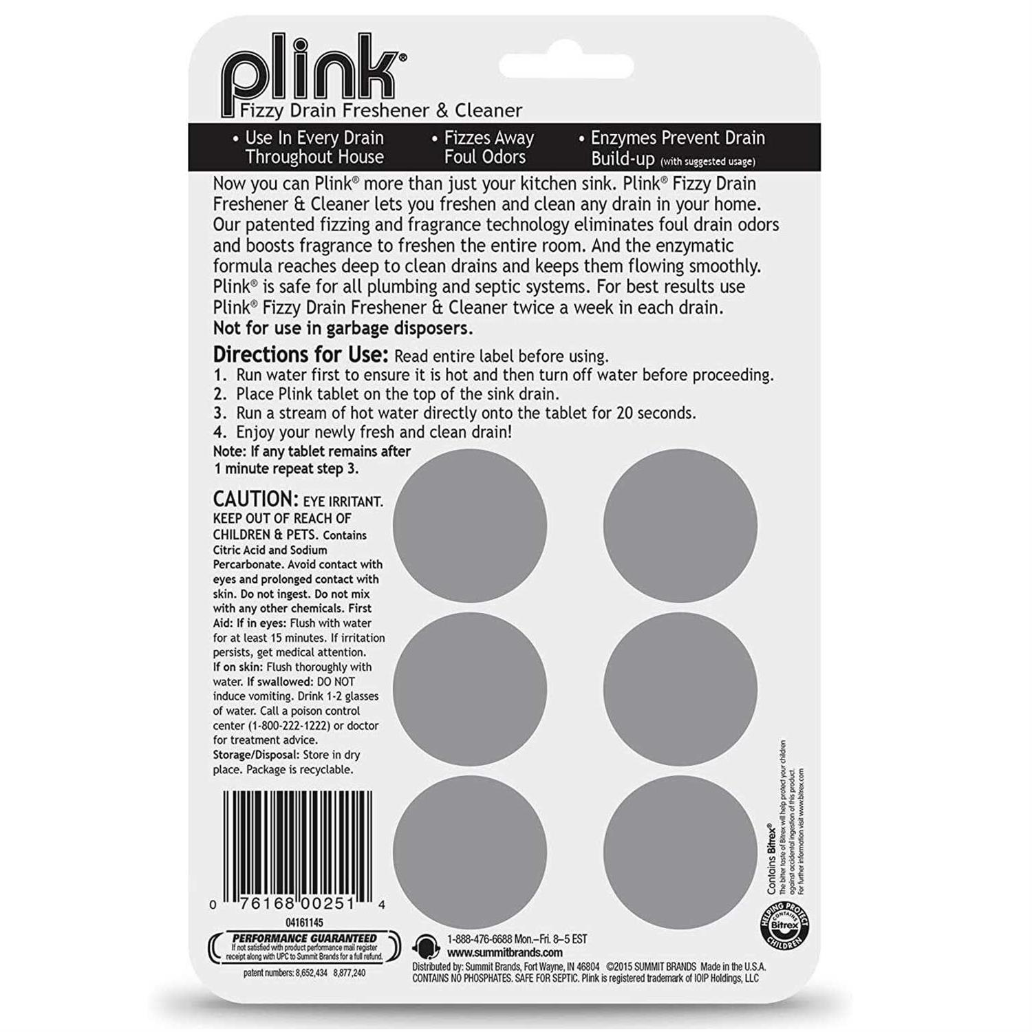 Plink Fizzy Drain Freshener Cleaner - Image 4