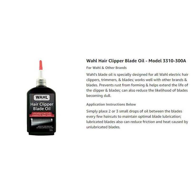 Wahl Hair Clipper Blade Oil - Image 4