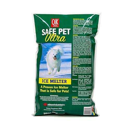 Qik Joe Safe Pet Ultra Magnesium Chloride/Sodium Chloride Pet Friendly Pellet Ice Melt 20 lb - Image 3