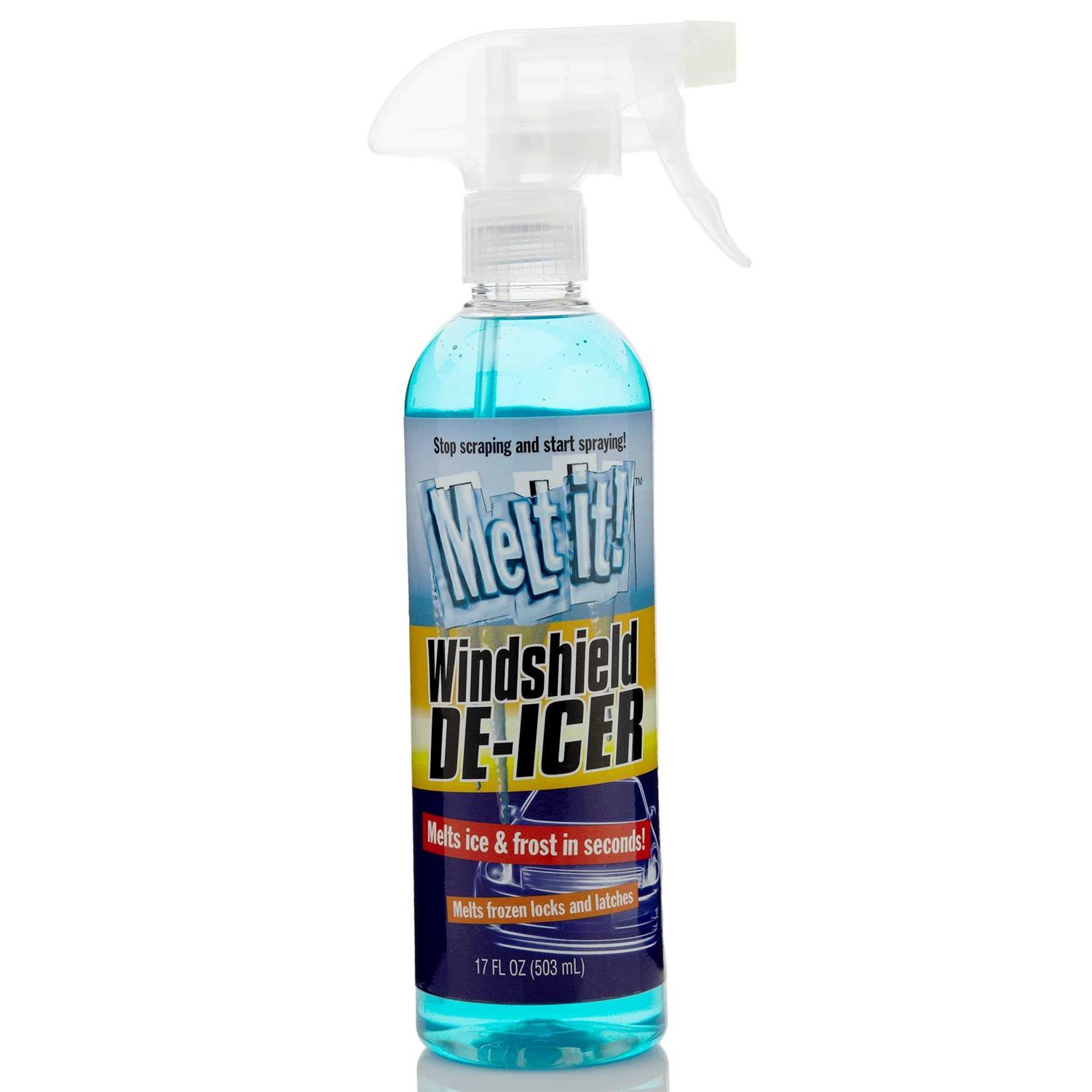 Melt it! E·Z·R Windshield De-Icer. Instantly Melts Ice & Winter Frost for Car Windshields
