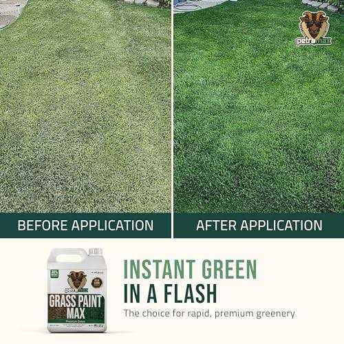 Petratools Grass Paint Max Strength Green Grass Lawn Spray & Dog Spot Repair - Image 5