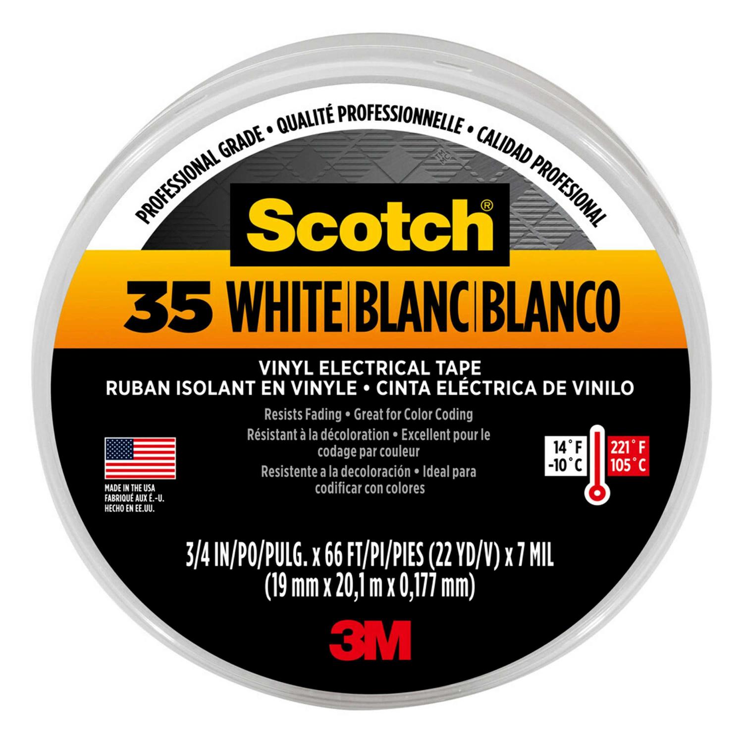 Scotch 35 Vinyl Electrical Color Coding Tape - Image 5