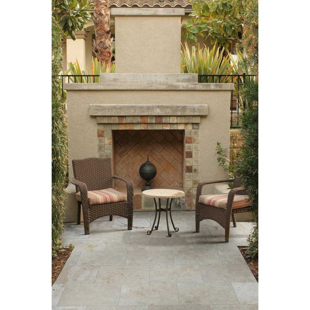 MSI 16 in. x 24 in. Rectangle Travertine Paver Tile