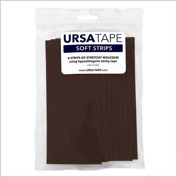 URSA Tape Stretchy Moleskin Fabric Tape 30 Blister Tape Strips Heavy-Duty Blister Prevention Tape - Image 3