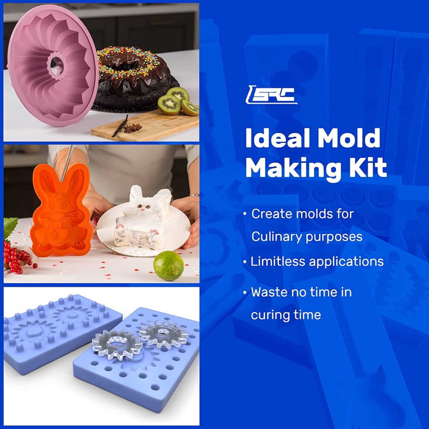 Specialty Resin & Chemical Cast-a-Mold Platinum Silicone Mold Making Kit - Image 4