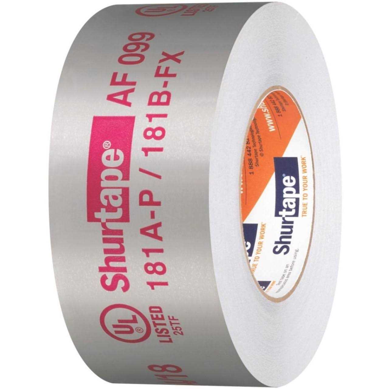 Shurtape AF 099 UL Listed & Printed Aluminum Foil Tape Silver - Image 4