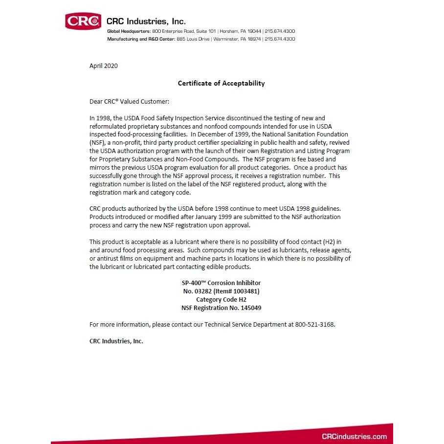 CRC SP-400 Corrosion Inhibitor 10 Oz - Image 4