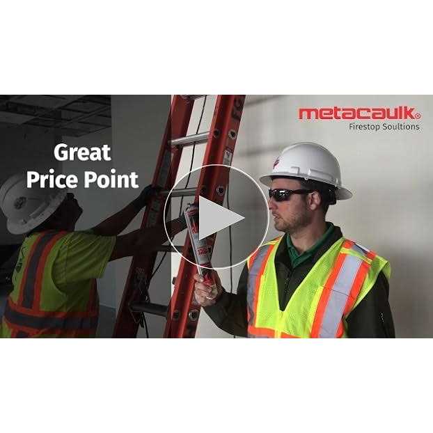 Metacaulk 66648 10.3 oz 150+ Firestop Sealant - Image 4