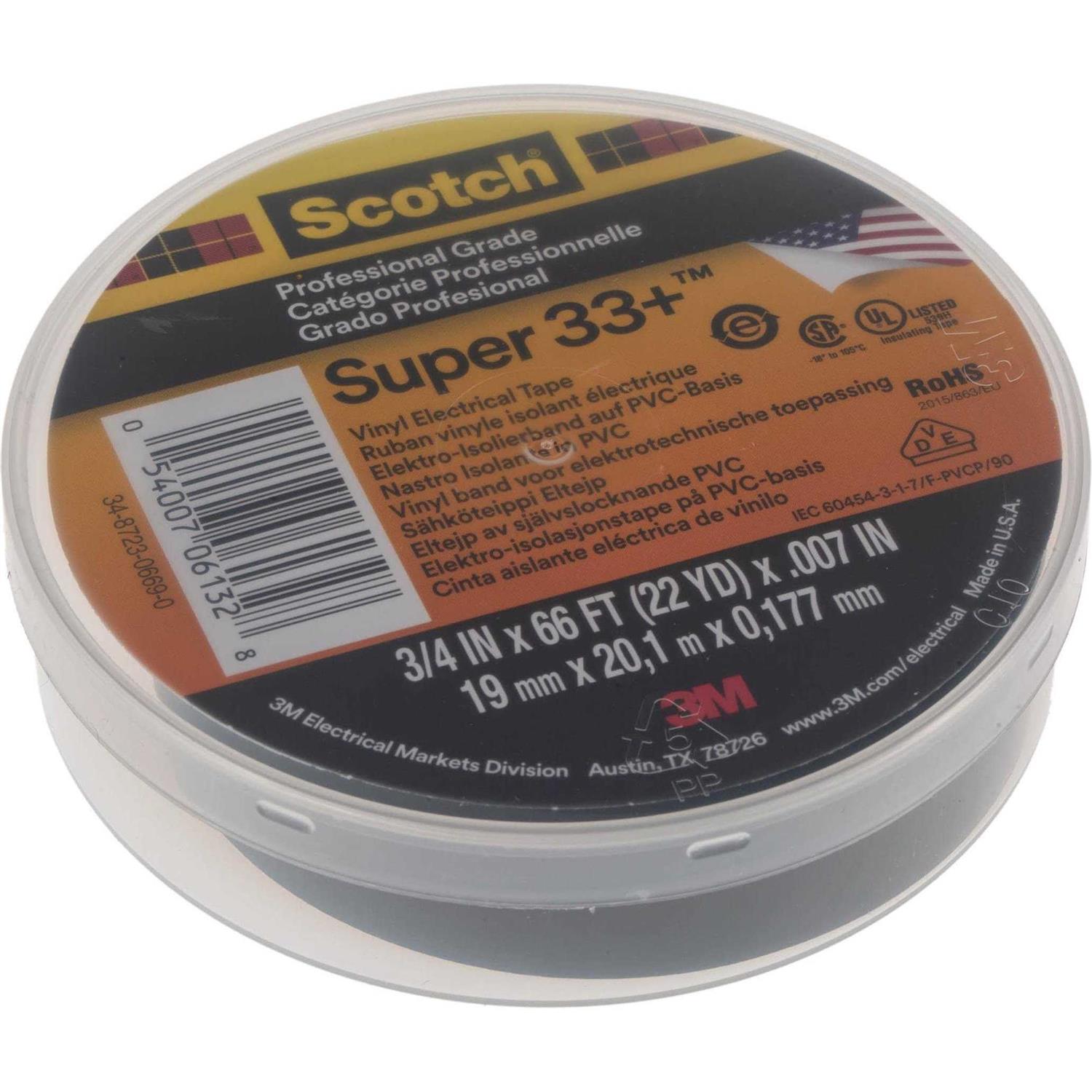 3M Scotch 33+ Vinyl Electrical Tape 06132 - Image 5