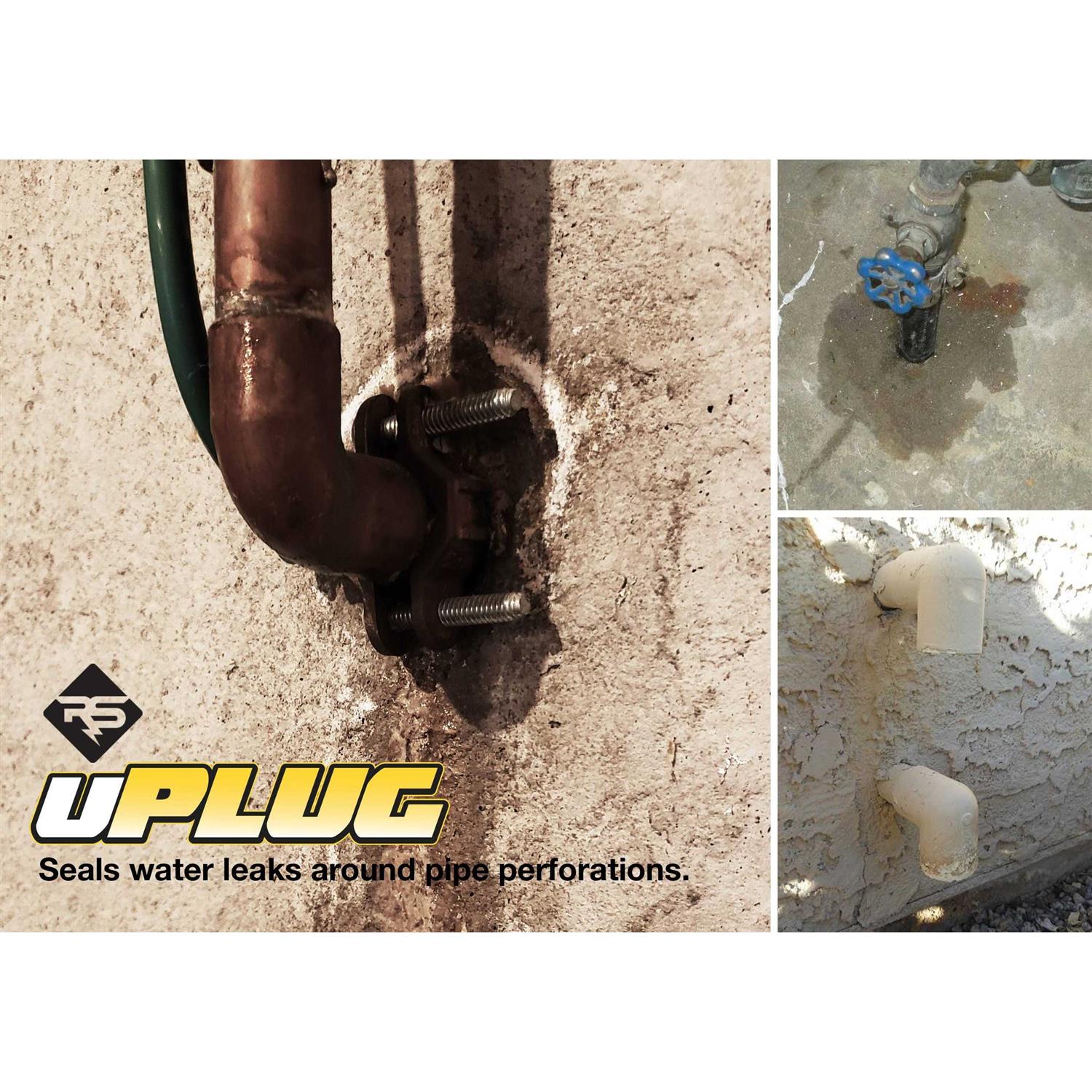 uPlug Concrete Foundation Crack Repair Kit. Repair Leaking Basement & Foundation Wall Cracks & Seams - Image 5