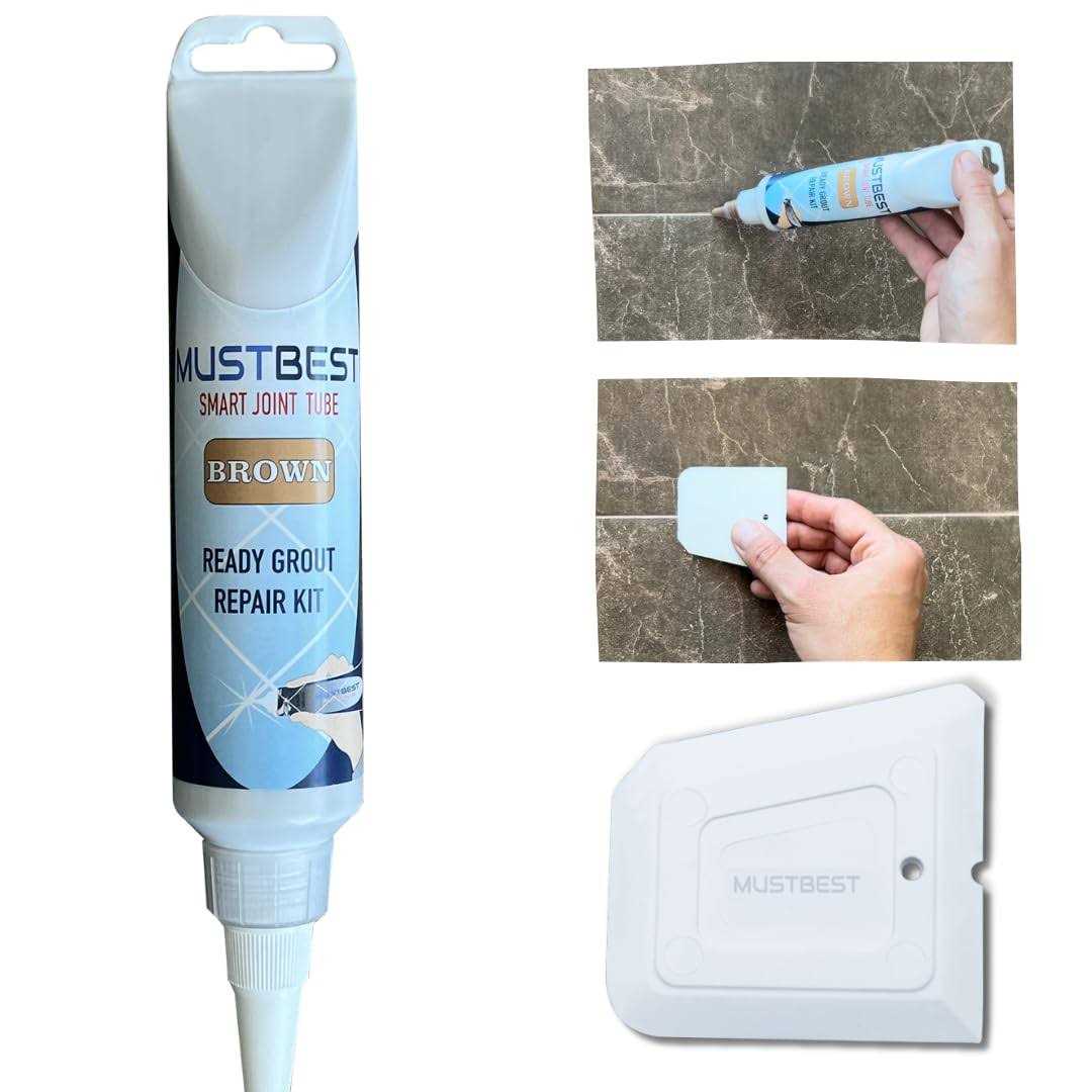 MUSTBEST Tile Grout Repair Kit Four Way Use Repair