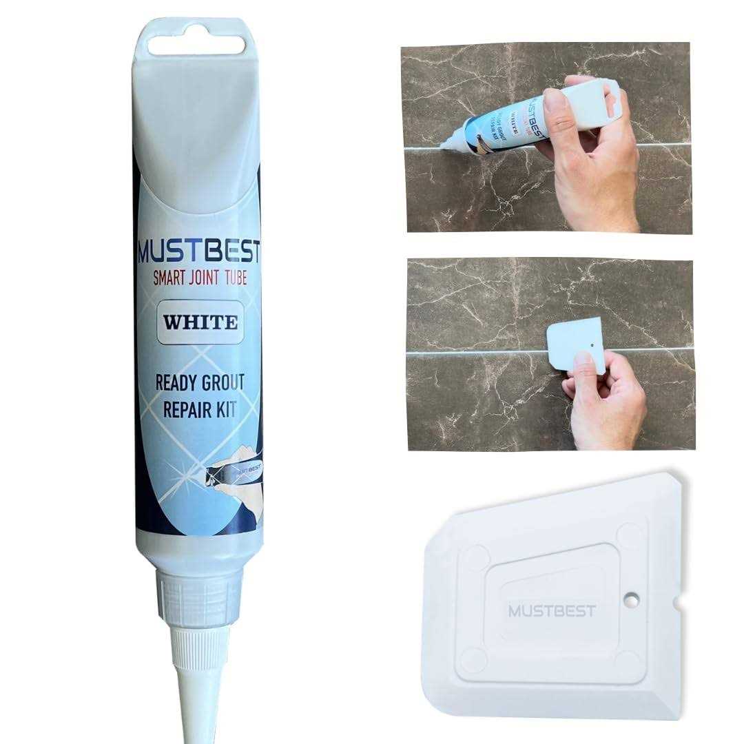 MUSTBEST Tile Grout Repair Kit Four Way Use Repair