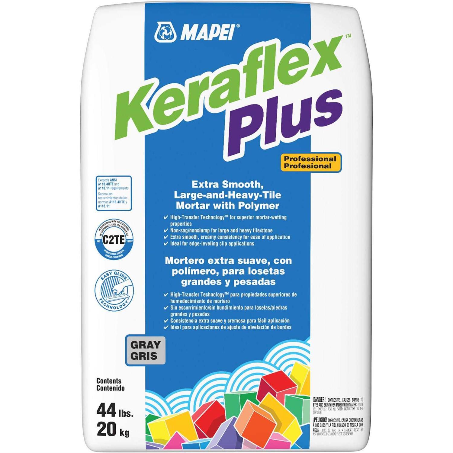 Mapei Keraflex Plus Mortar Gray 44 lb - Image 3