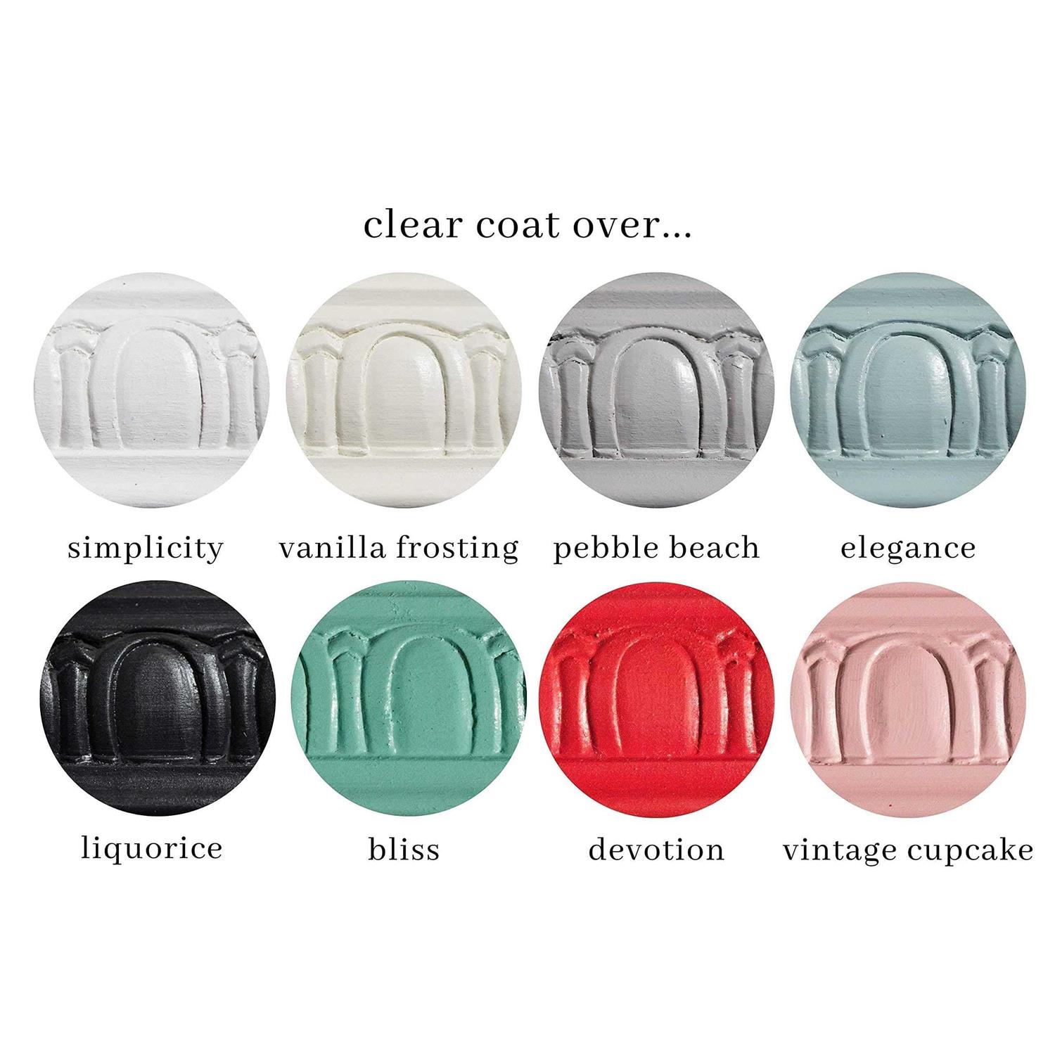 Country Chic Paint Clear Coat Eco-Friendly Satin Sheen Clear Furniture Paint Top Coat - Image 3