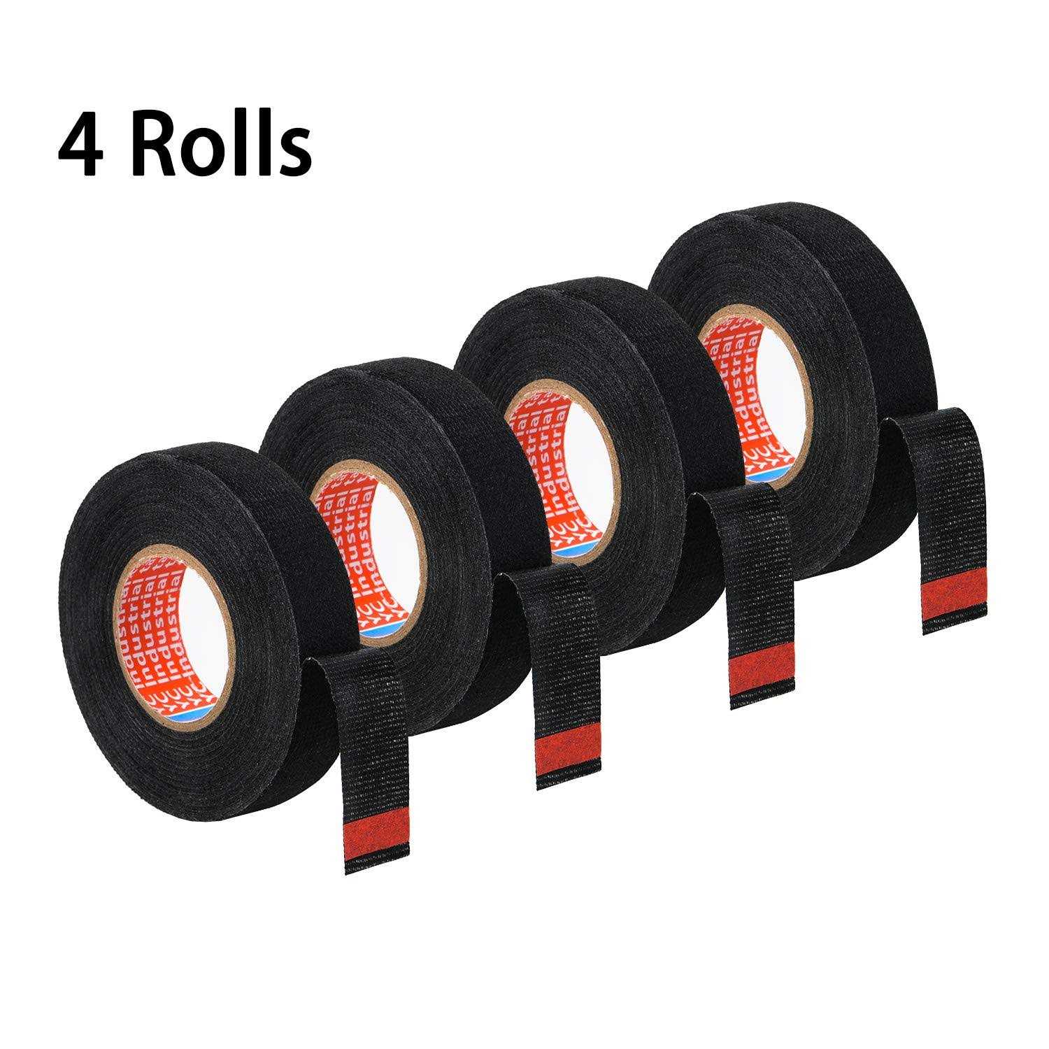 Hstech 2 Rolls Wire Loom Harness Tape Speaker Wiring Harness Cloth Tape - Image 2