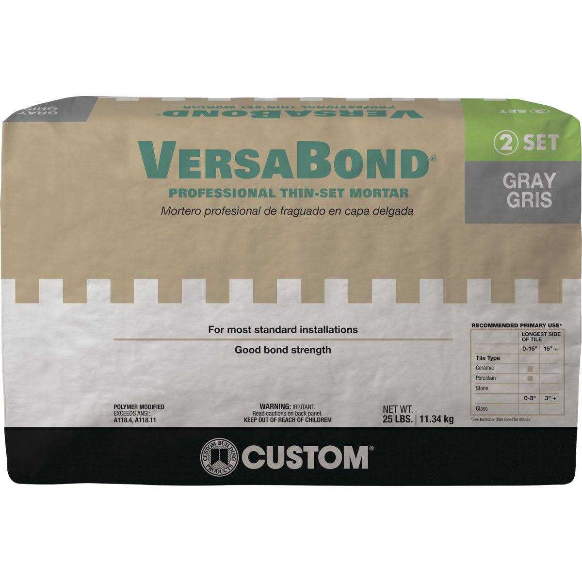 Custom VersaBond Flex MTSG25 Thin-Set Mortar - Image 3