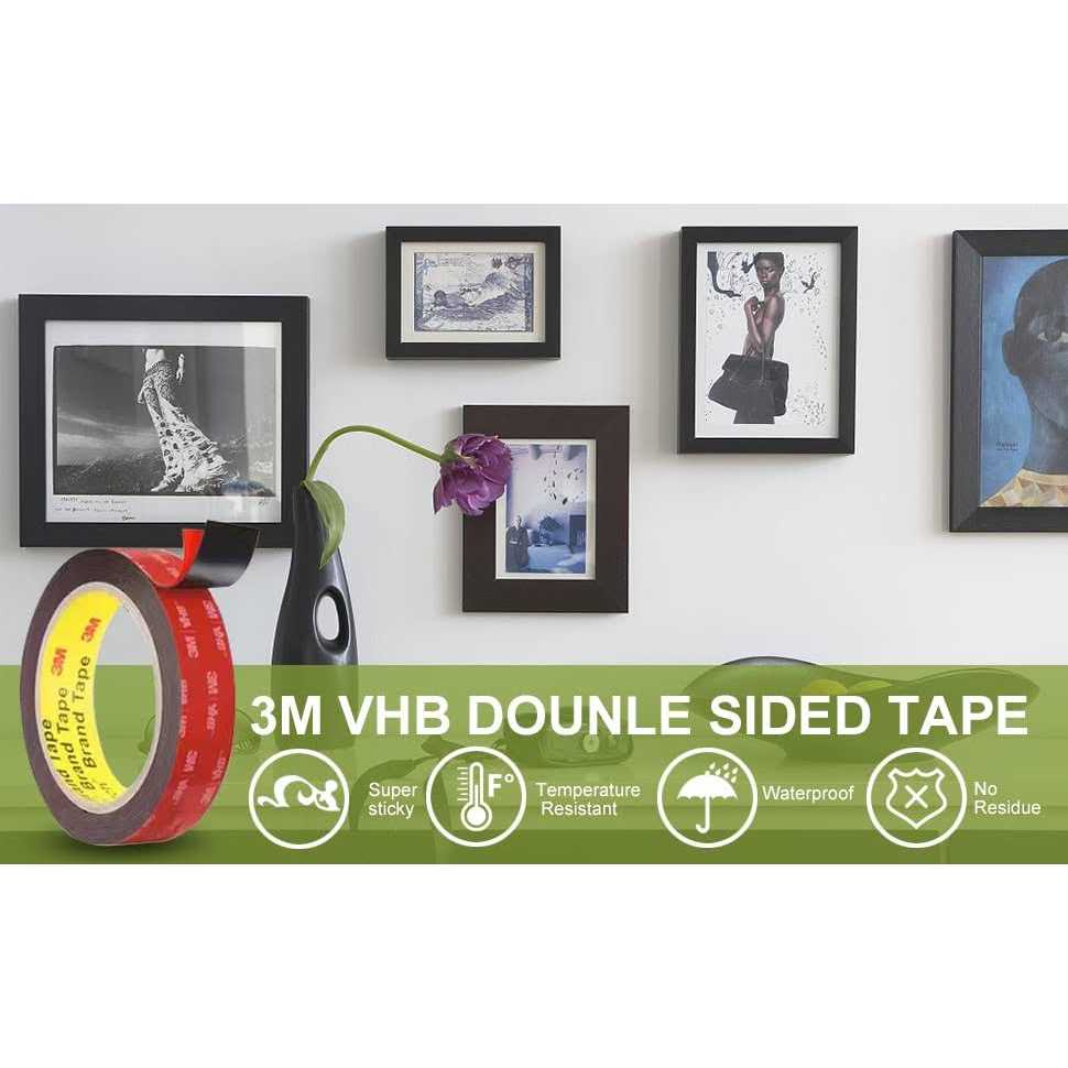 3M Double Sided Mounting Tape 3M5952 Heavy Duty VHB Foam Adhesive for Indoor Outdoor - Image 5